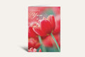 Thank You – Red Tulip Greeting Card